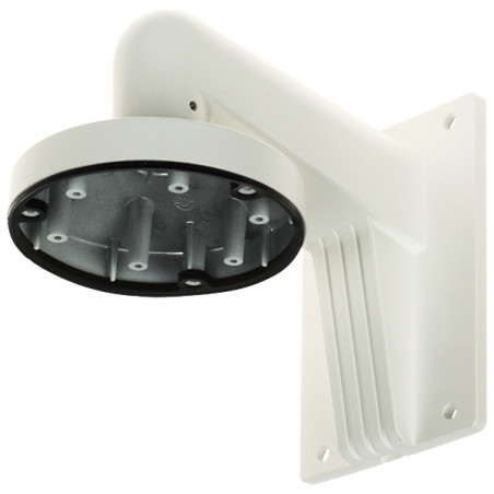 Soporte de pared para cámaras domo y esféricas blanco aluminio pasacables Hikvision DS-1473ZJ-135