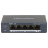 Switch PoE 4 porte Gigabit Hi-PoE 60W Desktop Extend 300m Watchdog Isolamento Porte Hikvision DS-3E0505HP-E