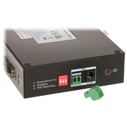 Switch PoE 4 portas Gigabit SFP Hi-PoE 60W Watchdog Isolamento de portas DIN Hikvision DS-3T0506HP-E/HS