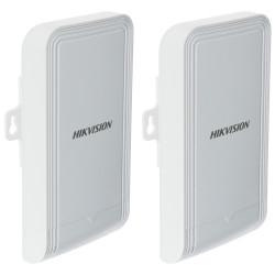 Bezdrôtový Wi-Fi most 2.4GHz 300Mbps 1km PTP PTMP vonkajší IP55 Passive PoE anténa 7dBi MIMO Hikvision DS-3WF1000-EI-2N