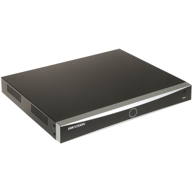 16-Kanal IP-Rekorder 12MP AcuSense 4K HDMI VGA H.265+ ONVIF P2P Gesichtserkennung Perimeterschutz Hikvision DS-7616NXI-K2(D)/PL