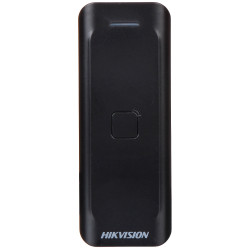 外部RFID Unique 125kHz Wiegand IP65黑色防水感应读卡器 Hikvision DS-K1802E