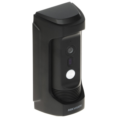 IP-відэадамафон Villa Full HD 1080p IR IK09 IP65 PoE 12V WDR Двухбаковая аўдыёсувязь Металічны корпус Аддалены доступ Hikvision 