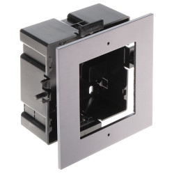 Boîtier encastrable pour modules de portier vidéo cadre de montage en aluminium 1 module Hikvision DS-KD-ACF1