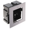 Carcasă încastrată pentru module videointerfon ramă de montaj din aluminiu cu 1 modul Hikvision DS-KD-ACF1