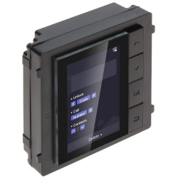 Modulo display LCD 3.5 pollici per videocitofono IP modulare elenco contatti RS-485 IP65 Hikvision DS-KD-DIS