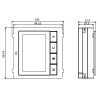 Modul diskwelet LCD 3.5 meut evit wideodomofon IP modulaouel list kontaktoù RS-485 IP65 Hikvision DS-KD-DIS