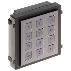 Klaviatuurimoodul IP videofonoseadmele modulaarne süsteem taustvalgustusega IP65 IK07 Hikvision DS-KD-KP