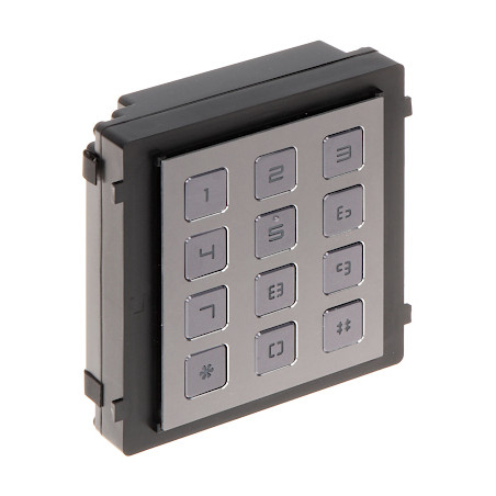 Modul papan kekunci untuk sistem video interkom IP modular berlampu IP65 IK07 Hikvision DS-KD-KP