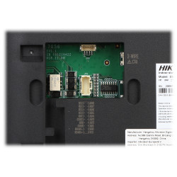 IP Video-intercom monitor 2-draads 7 inch touchscreen Wi-Fi alarm intercom Hikvision DS-KH6320Y-WTE2