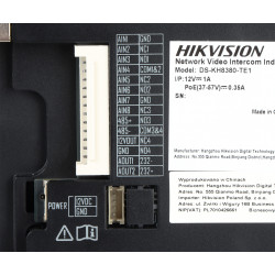 Monitor de Painel Interno IP para Vídeo Porteiro 7 polegadas Touch PoE Alarme 8 entradas iVMS-4200 Hik-Connect Prata Hikvision D