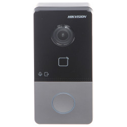 IP WiFi Video Intercom Kit 7 inch Touch Monitor Proximity Reader PoE Hik-Connect Hikvision DS-KIS603-P(C)
