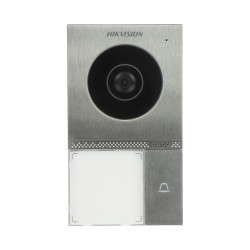 HD 2-Wire Video Intercom Kit 7 Inch Touch Monitor WiFi RFID Reader IP65 IK08 Hik-Connect System Hikvision DS-KIS705EY