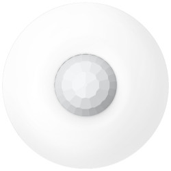 เครื่องตรวจจับความเคลื่อนไหว PIR ติดเพดานแบบมีสาย 360 องศา ระยะ 12 เมตร พร้อมระบบป้องกันการงัดแงะดิจิทัลและไฟ LED Hikvision DS-P