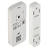 Bezdrôtový magnetický kontakt AX PRO Tri-X 868MHz dosah 1200m šifrovanie AES-128 biely slim Hikvision DS-PDMCS-EG2-WE