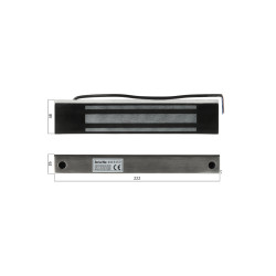 Utvendig vanntett elektromagnetisk lås 280kg 12V DC Fail-Safe for porter og inngangsdører DANTOM DT-280W/12V