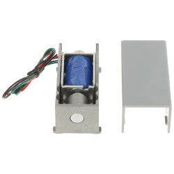 Chiavistello Elettromagnetico Reversibile per Armadietti e Cassette 12V DC con Contatto NO DANTOM DT-3033