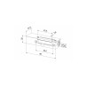 Reinforced Asymmetric Electric Strike NC 8-14V AC for Doors Gates and Cabinets BIRA EL1-001