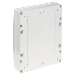 Cuadro eléctrico de superficie 24 módulos 2 filas IP40 blanco puerta transparente caja de fusibles Elektro-Plast Nasielsk ELEGAN