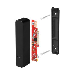 Brezžični magnetni senzor za odpiranje vrat in oken 868MHz črn Grade 2 GENEVO EVODOOR-NX-BK