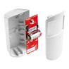Trådløs PIR-bevægelsesdetektor 868MHz EvoLINK lang rækkevidde hvid alarmsystem GENEVO EVOPIR-NX-WH