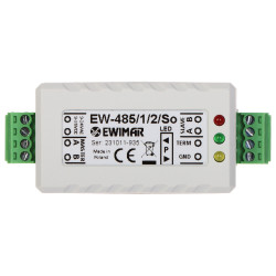 Separator optic bidirecțional magistrală RS-485 izolator galvanic 1kV protector la supratensiune EWIMAR EW-485/1/2/SO
