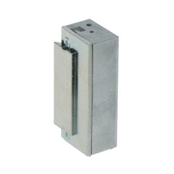 Narrow fail-safe electric strike with guide for left and right doors 24V DC radial BIRA F24R-C