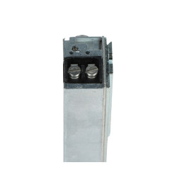 Narrow fail-safe electric strike with guide for left and right doors 24V DC radial BIRA F24R-C