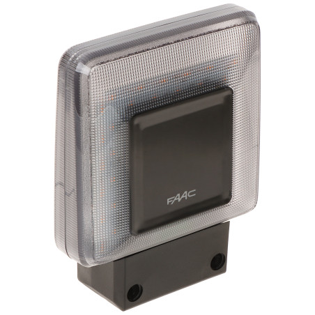 Lampe de signalisation LED universelle pour portails automatiques avec antenne 433/868MHz IP54 FAAC FAAC-XLED
