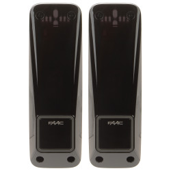 Infrared Gate Photocell Barrier 20m Range Angle Adjustment IP54 Set Transmitter Receiver Safety FAAC FAAC-XP20D