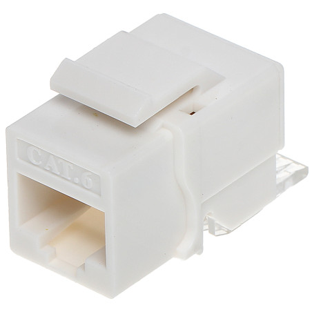 RJ45 UTP Cat 6 Keystone Jack Toolless White LAN Network Module Patch Panel 100 Piece Set Delta FX-RJ45-61*P100