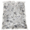 Keystone RJ45 lizdas be įrankių UTP Kat.6 baltas tinklo modulis LAN Patch panelis 100 vienetų rinkinys Delta FX-RJ45-63*P100