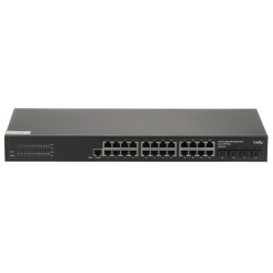 24ポート ギガビットイーサネット L3マネージドスイッチ 4 SFPポート QoS VLAN対応 19インチラックマウント CUDY GS2024S2