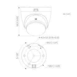 WizColor 4合1混合监控摄像机 全高清 1080p LED 50米 麦克风 IP67 101度广角 室外型 DAHUA HAC-HDW1249X-A-PRO-0280B-DIP