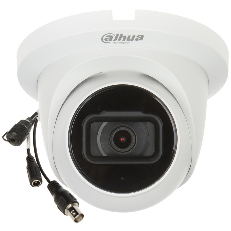 Kamera 4w1 1080p 2.8mm IR 60m WDR 130dB Mikrofon IP67 Luaran Dome CCTV Full HD DAHUA HAC-HDW2241TMQ-A-028