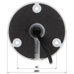 4-in-1 Camera AHD CVI TVI CVBS 1080p 2Mpx IR 80m WDR 130dB Starlight Microphone IP67 DAHUA HAC-HFW1231TM-I8-A-0