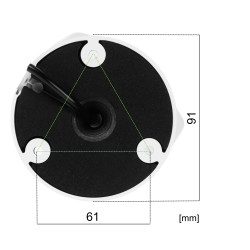 Kamera Hybrydowa 4w1 Full-Color 1080p WDR 130dB LED 50m Mikrofon IP67 Zewnętrzna Tubowa DAHUA HAC-HFW1239MH-A-LED-0360B-S3
