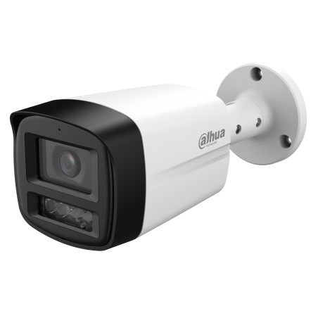 Cámara 4 en 1 Full-Color 1080p 2.8mm IP67 WDR 130dB Audio LED 40m DAHUA HAC-HFW1239TLM-A-LED-0280B-S3