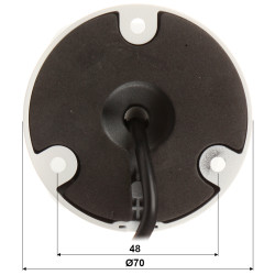 Kamera 4u1 AHD CVI TVI CVBS 5Mpx Full-Color LED 40m Mikrofon IP67 DAHUA HAC-HFW1509TLM-A-LED