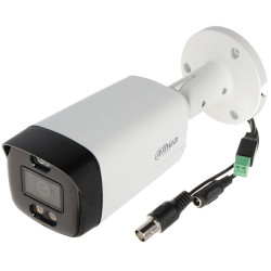 Камера 4в1 5Mpx TiOC Активно възпиране Сирена LED Цветно нощно виждане WDR 120dB IP67 Обектив 3.6mm Smart Dual Light DAHUA HAC-M