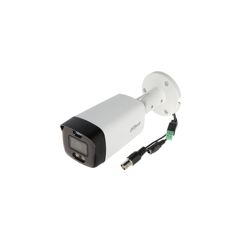 Камера 4в1 5Mpx TiOC Активно възпиране Сирена LED Цветно нощно виждане WDR 120dB IP67 Обектив 3.6mm Smart Dual Light DAHUA HAC-M