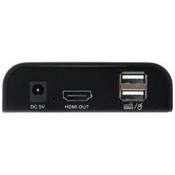 HDMI USB 4K 60Hz KVM podaljšek 120m preko RJ45 Ultra HD HDR 18Gbps Delta Multimedia HDMI+USB-EX-120-4K-PRO
