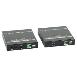 ตัวแปลงสัญญาณ HDMI เป็นไฟเบอร์ออปติกโหมดเดี่ยว 40 กม. IR LC Extender Full HD 1080p ชุด TX RX วิดีโอและเสียง SIGNAL HDMI-OFT-20IR