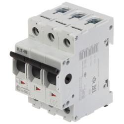 三相隔离开关 100A DIN导轨 TS-35 模块化主电源开关 3极 EATON HIS-100/3