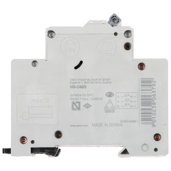 Driefasige installatieautomaat 40A Type C 6kA zekering DIN-rail EATON HN-C40/3