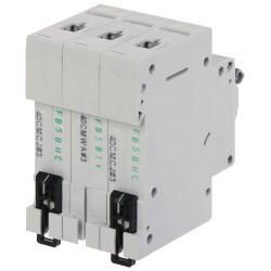 三相微型断路器 40A C型 6kA DIN导轨安装 EATON HN-C40/3
