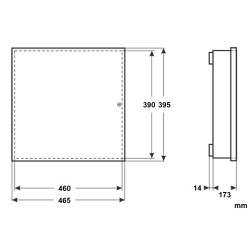 Fonte de alimentação com buffer de comutação 12V 20A para sistemas de alarme e controlo de acessos Grade 2 IP20 276W PULSAR HPSG