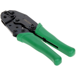 Alicate de Crimpagem Profissional para Conectores Coaxiais RG58 RG59 RG6 H155 RF240 Ferramenta de Instalação de Antenas  HT-336I