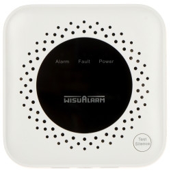 Kablet LPG propangasdetektor til alarmsystem 12V DC sirene WISUALARM / DAHUA HY-GB40A