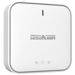 WisuLink WiFi šliuzas aliarmo centras RJ45 Ethernet 2.4GHz dūmų ir šilumos jutikliams saugos sistema WISUALARM / DAHUA HY-GW01A